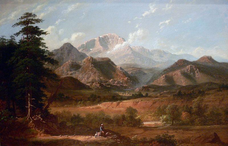 George Caleb Bingham View of Pikes Peak oil painting image